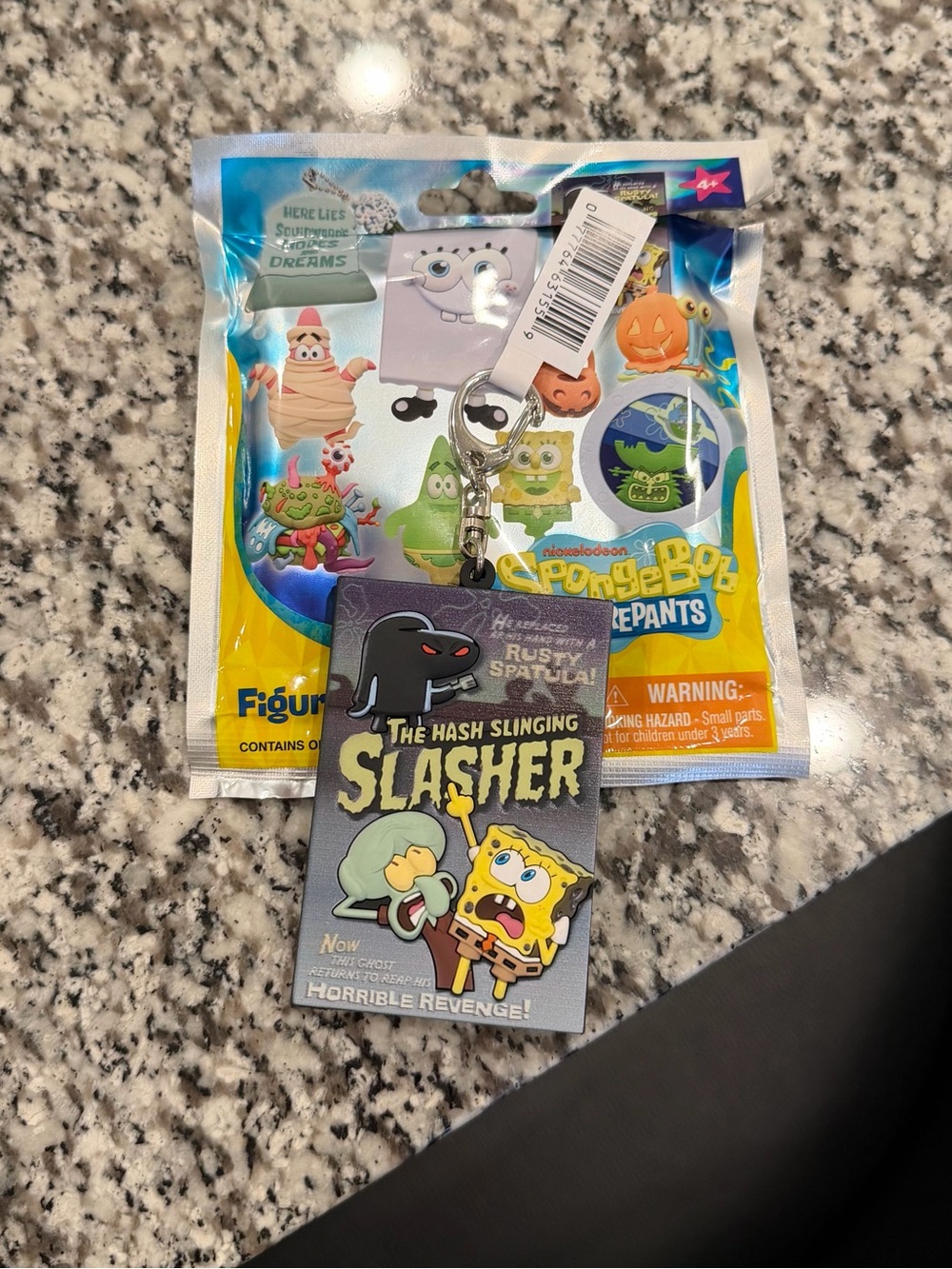 SpongeBob SquarePants Spirit Halloween Bag Clip Hash-Slinging Slasher Poster